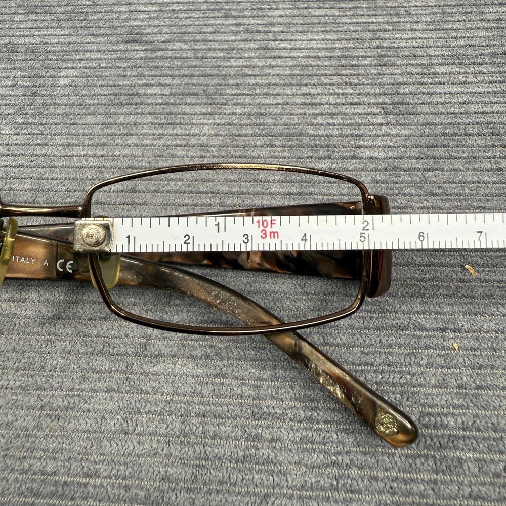 Versace Brown Tortoise Rhinestone Eyeglasses MOD … - image 12